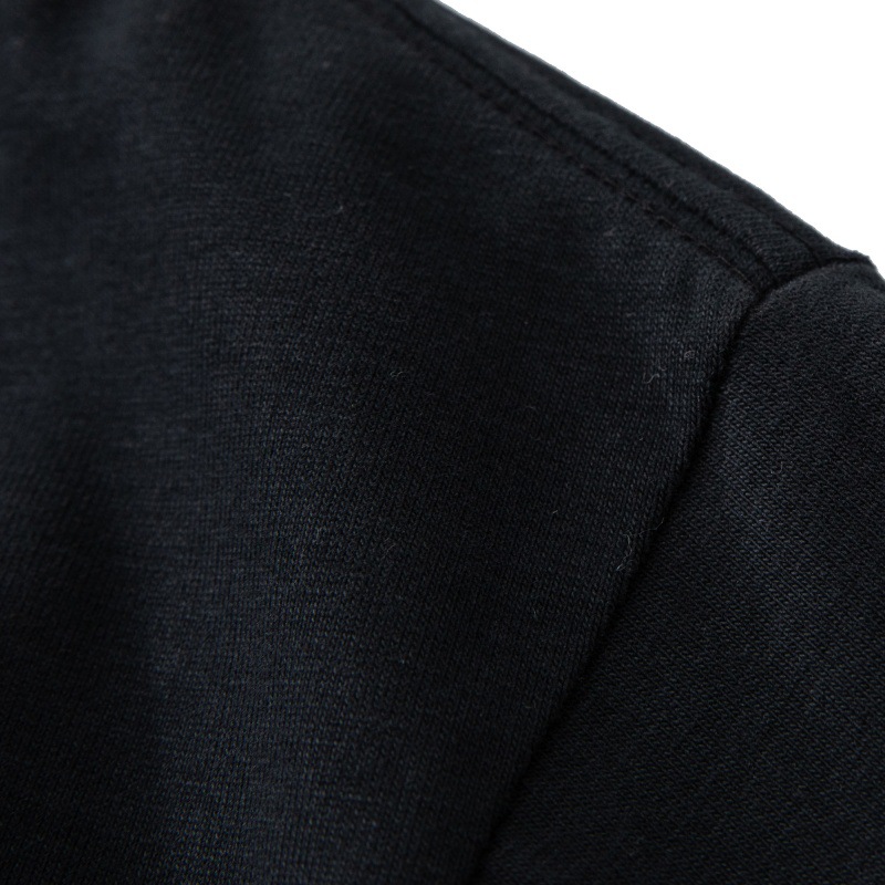 Plain Full Sleeved Mandarin Collar Mens T-Shirt