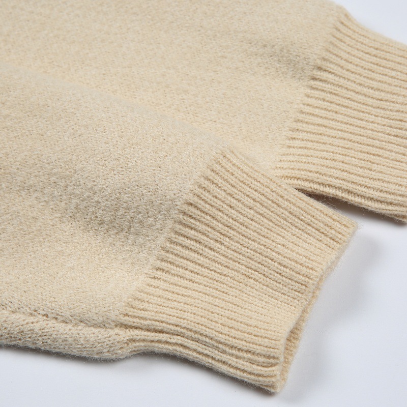 Oversized Color Block Japanese Workwear Sweater