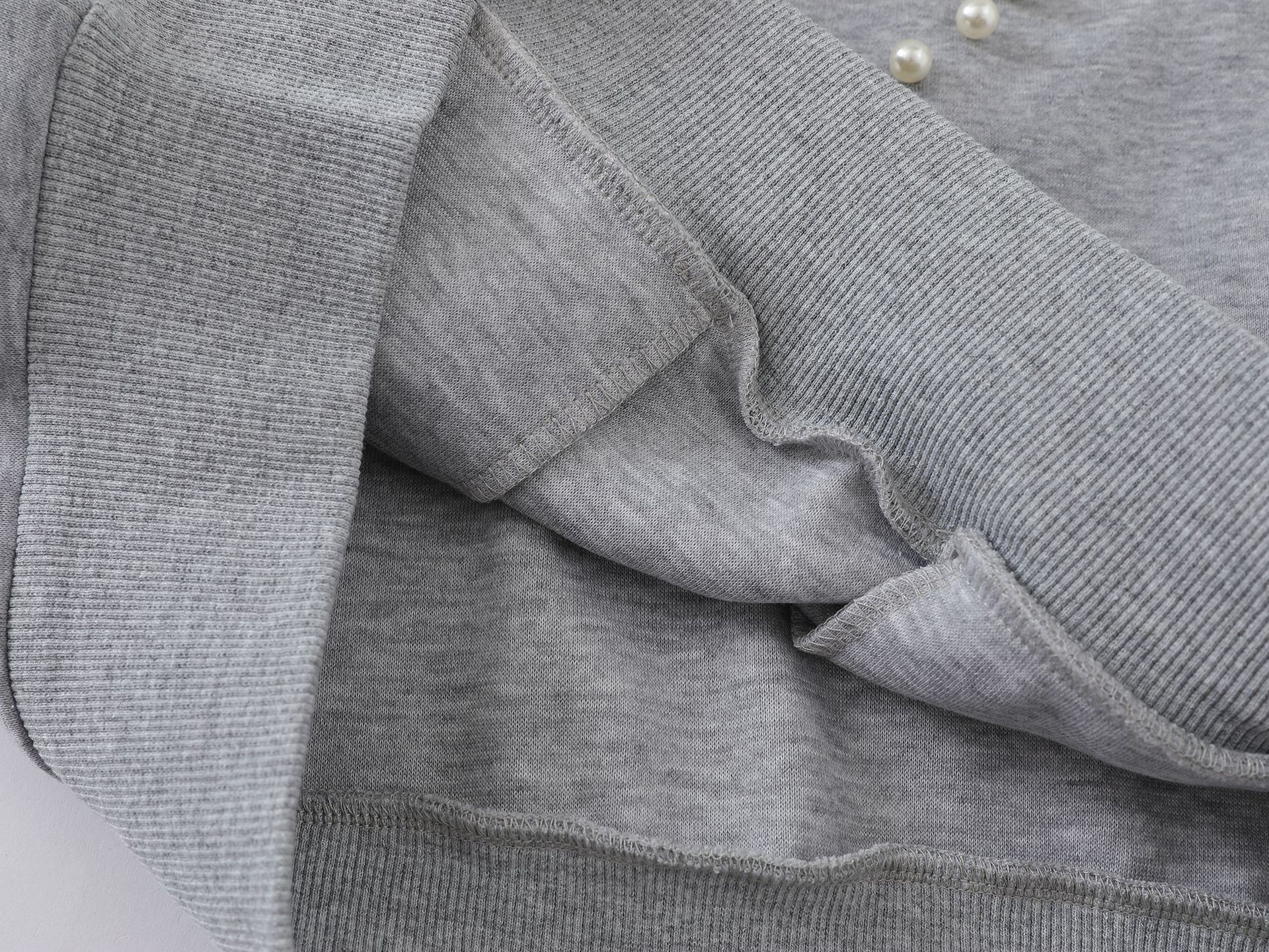 Vintage Cotton Studded Hoodie
