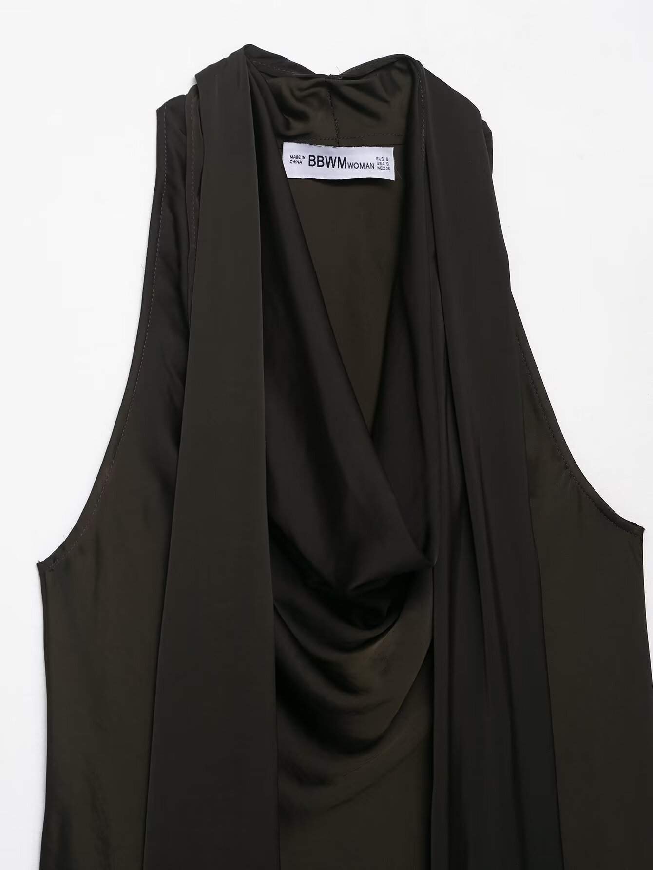 Draped Fringe Polyester Vest