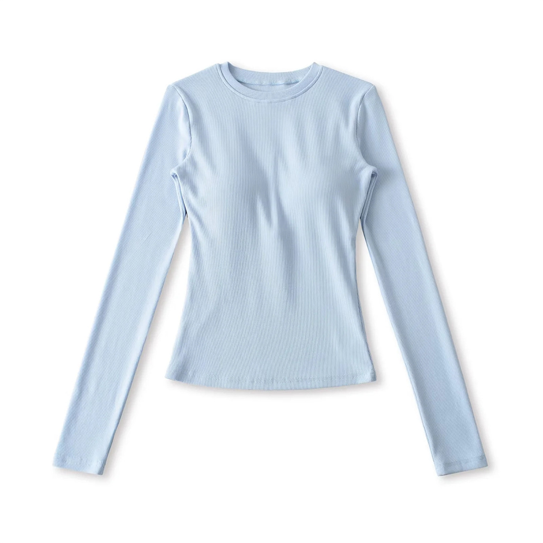 Japanese Crew Quilted Plain Slim-Fit Base-Layer Tee