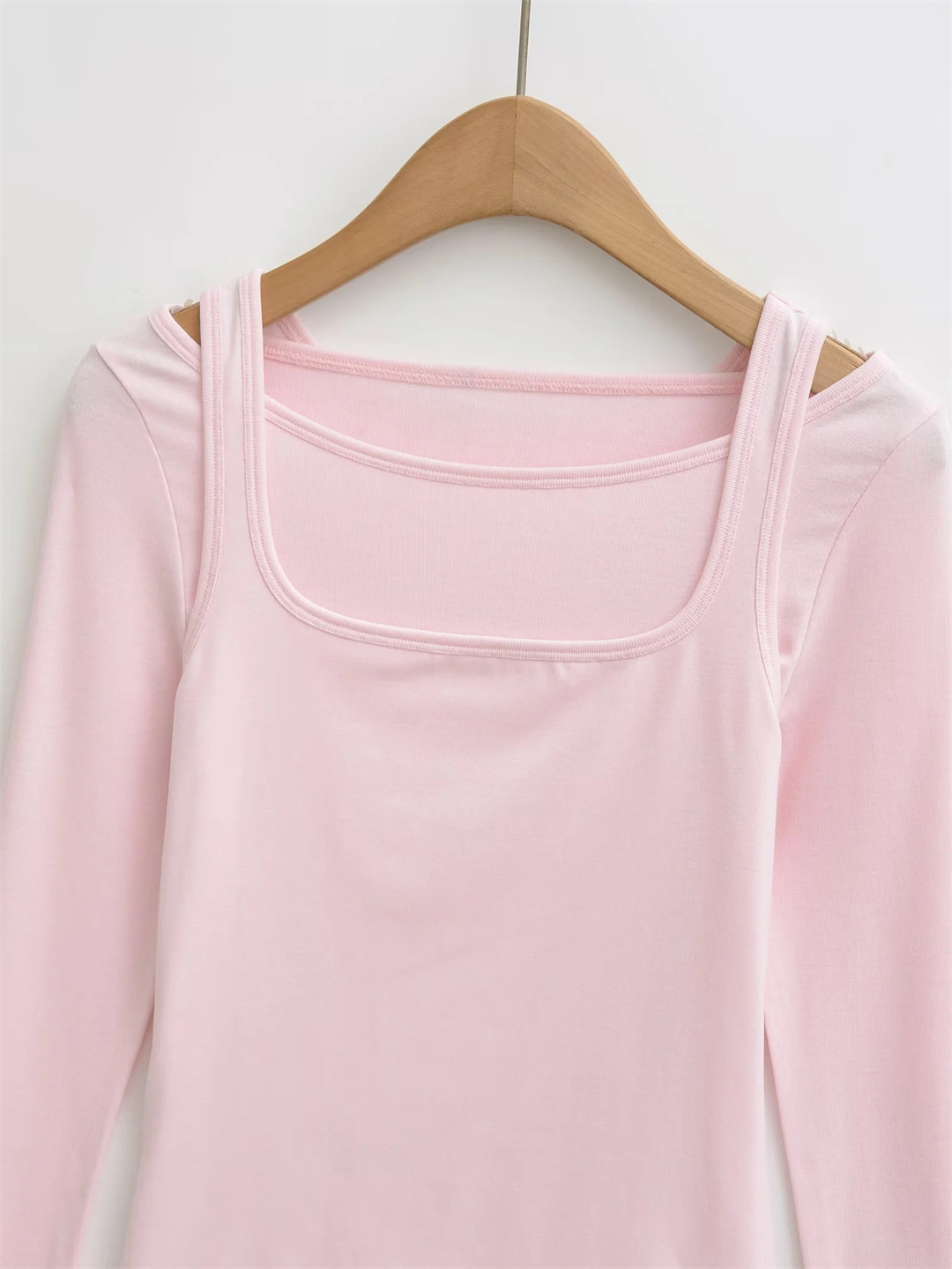 Ladies Sensual Bodycon Solid Long Sleeve Tee