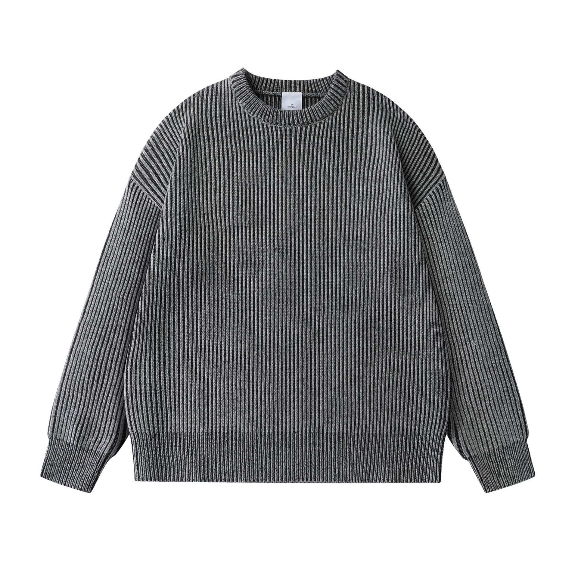 Vintage Washed Slouchy Cotton Blend Sweater