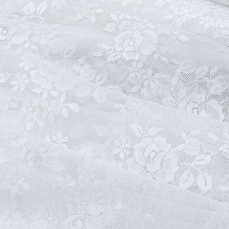 Strap Dress with Lace and Ruffle Design A-Line Dress
