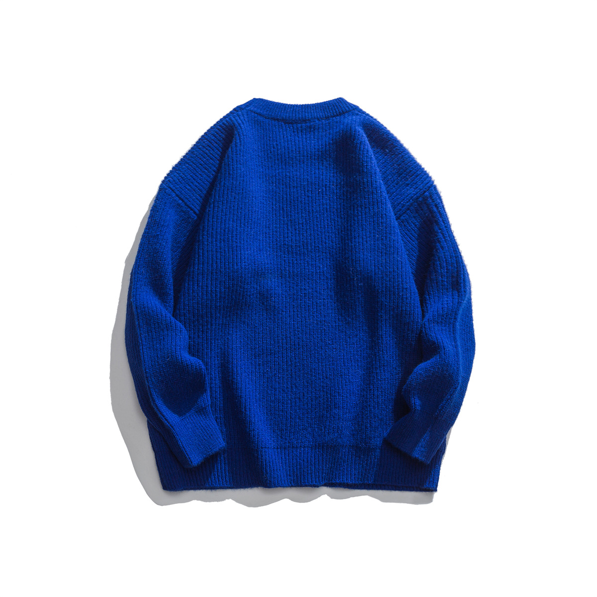 Color Block Japanese Workwear Oversized Sweater