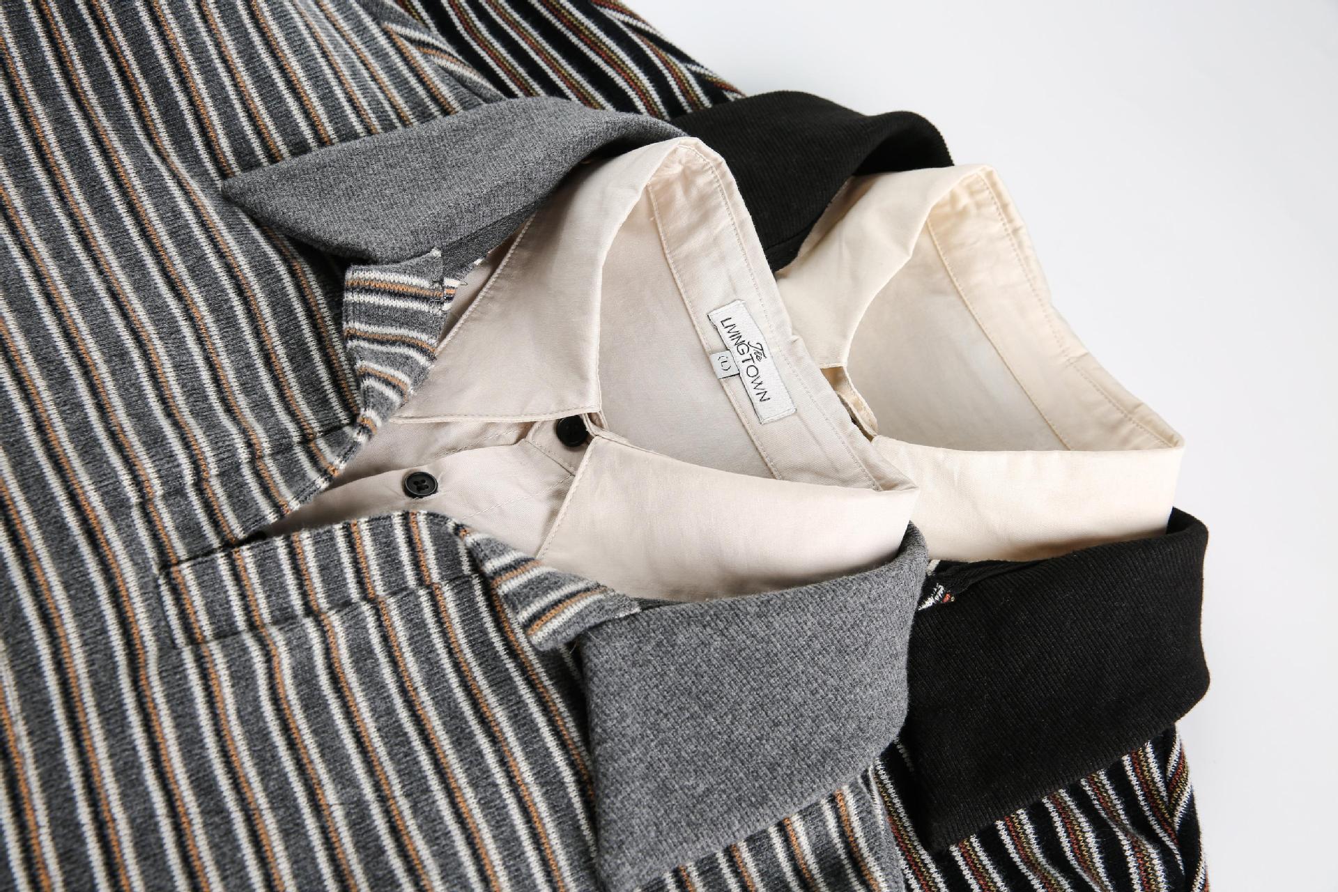 Vintage Faux Layered Contrast Hoodie