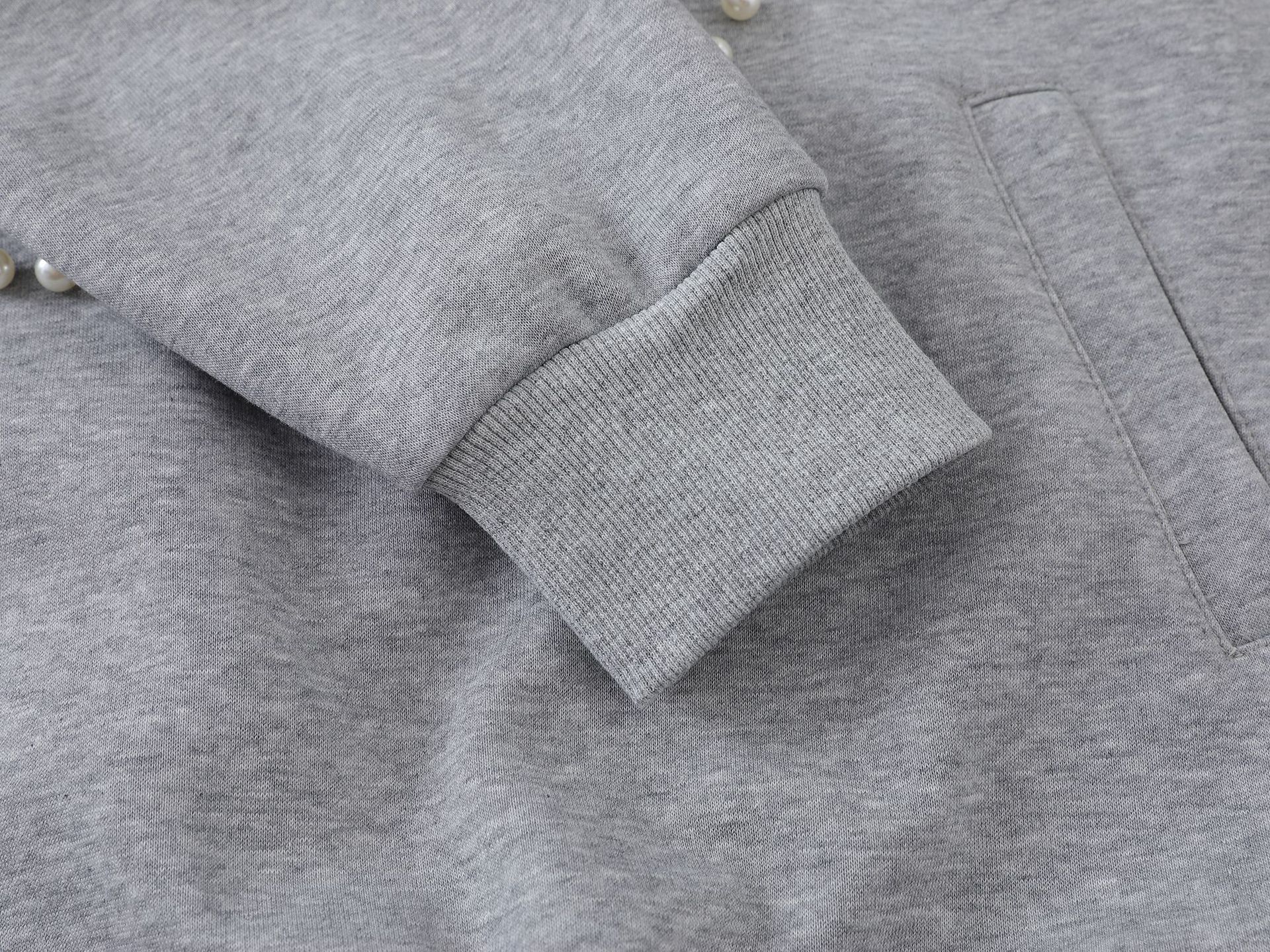 Vintage Cotton Studded Hoodie
