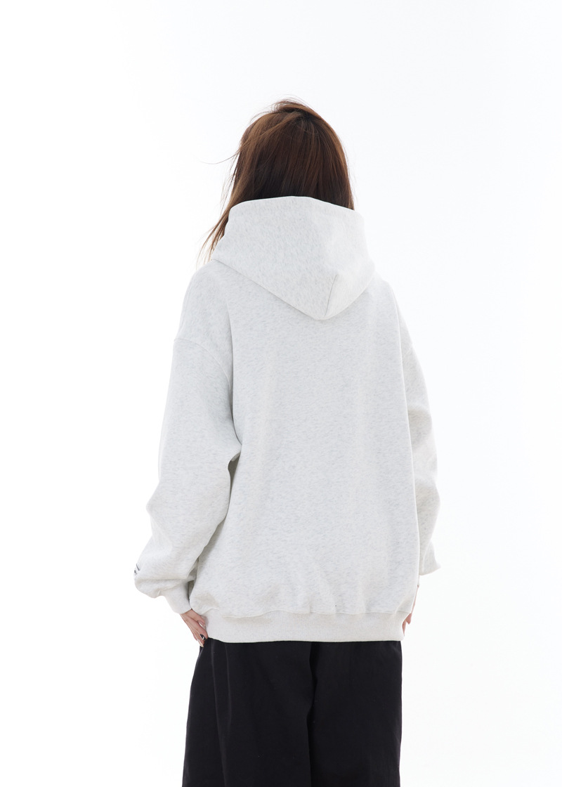 Urban Typography Long Sleeve Hoodie