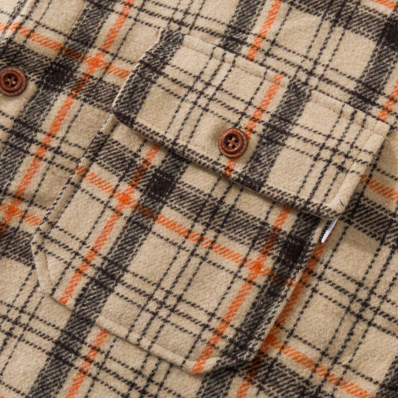 Warm Relaxed Utility Tartan Oxford Shirt