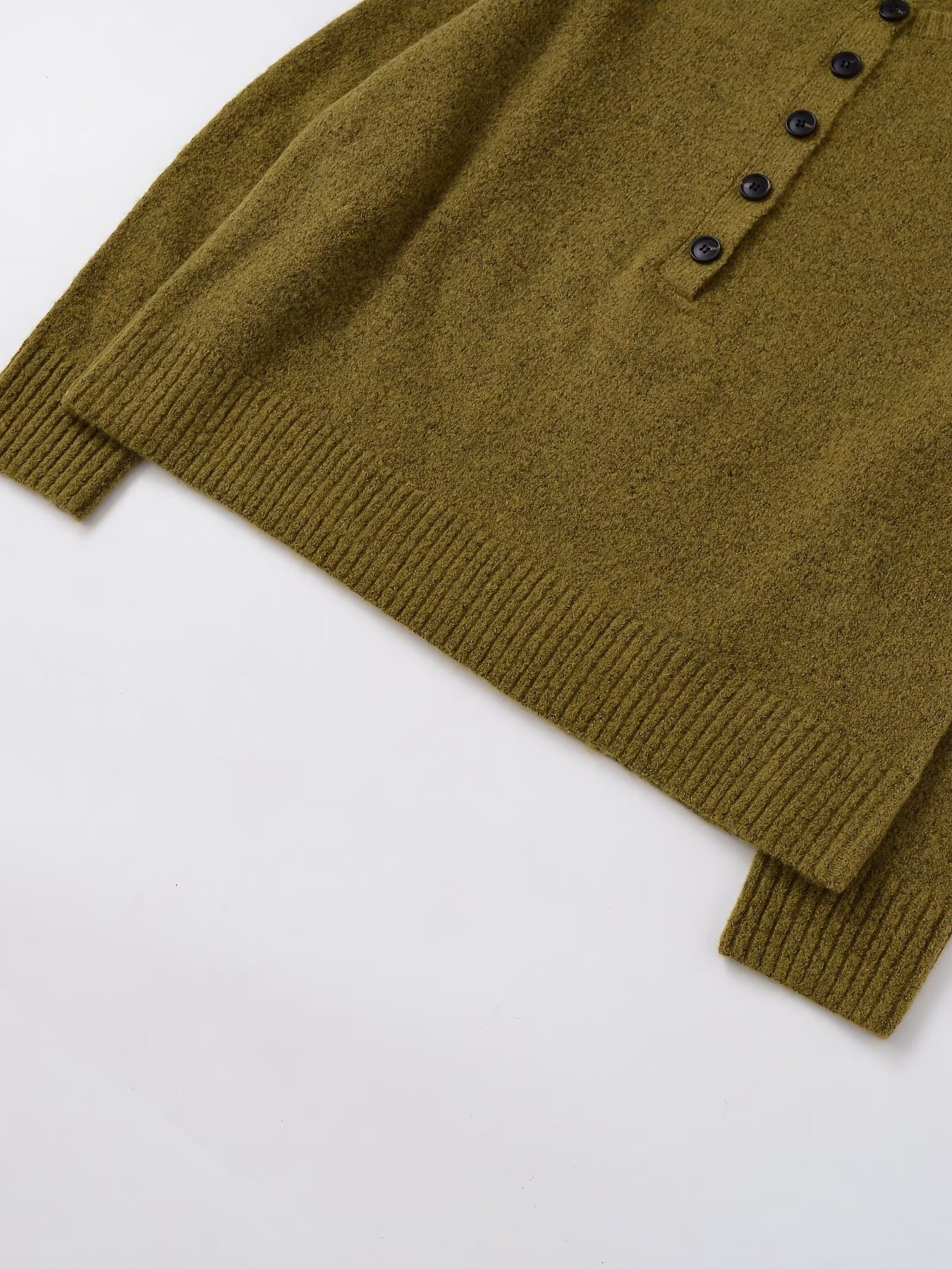 Button Front Streetwear Sweater