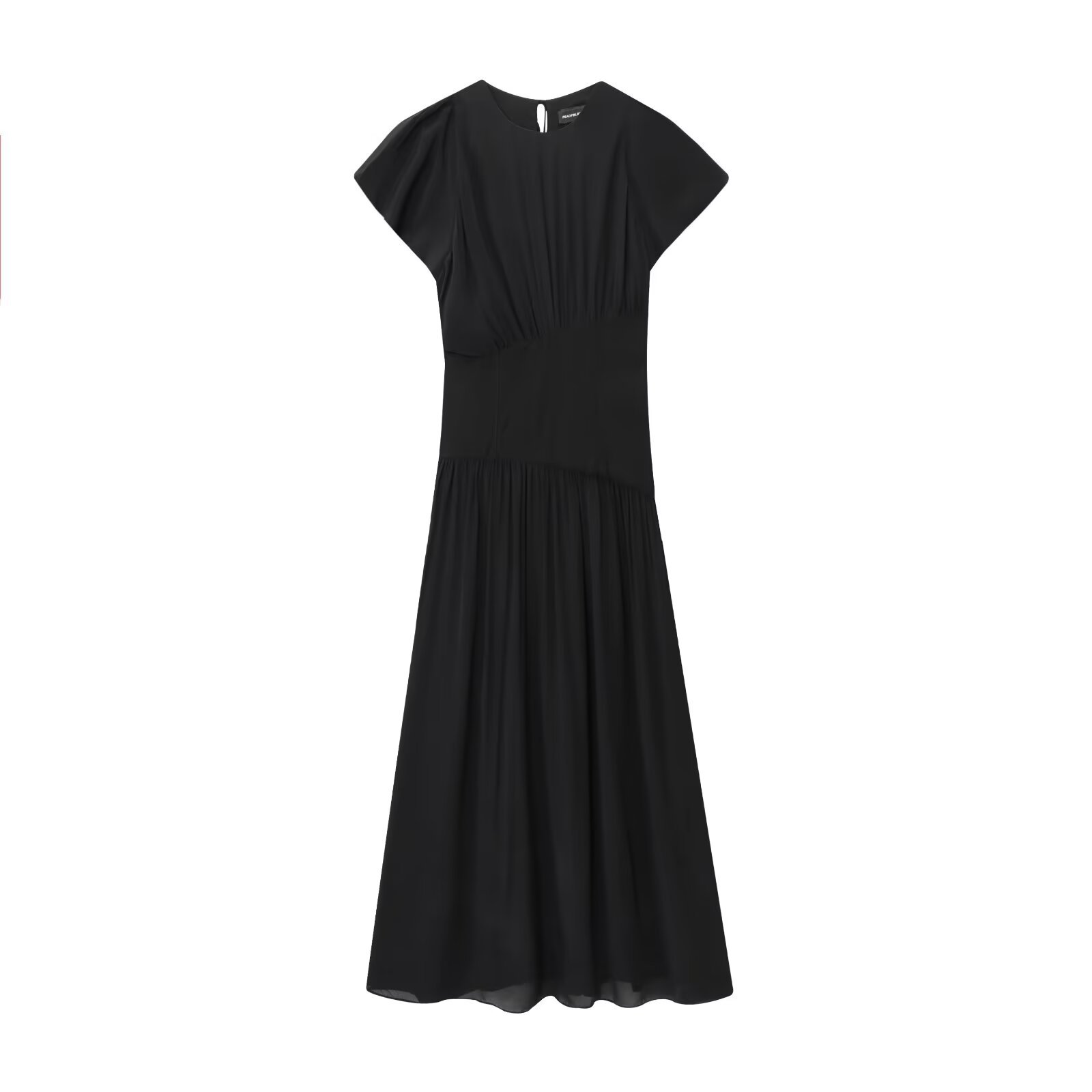 Women's Spliced Fashion Waist Belt Dress