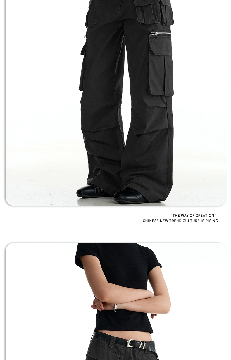 Leg Work Pants for Men and Women with Multiple Pocket Casual Long Pants