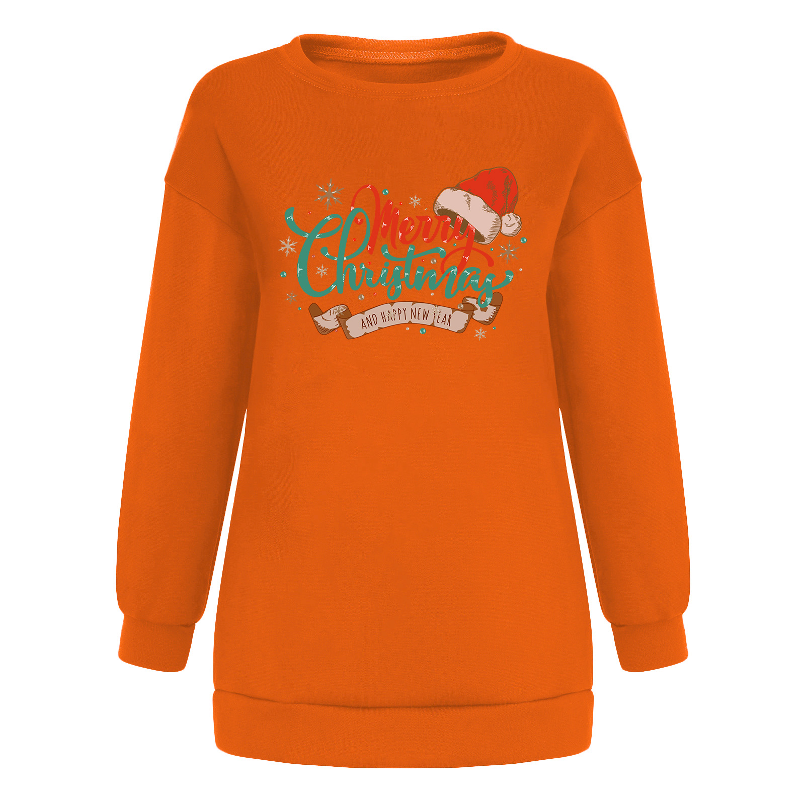 Ladies Japanese Style Oversized Long Sleeve Graphic Sweatshirt