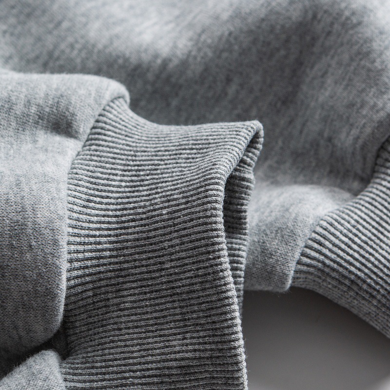 Japanese Vintage Typography Stitched Crew Oversized Hoodie