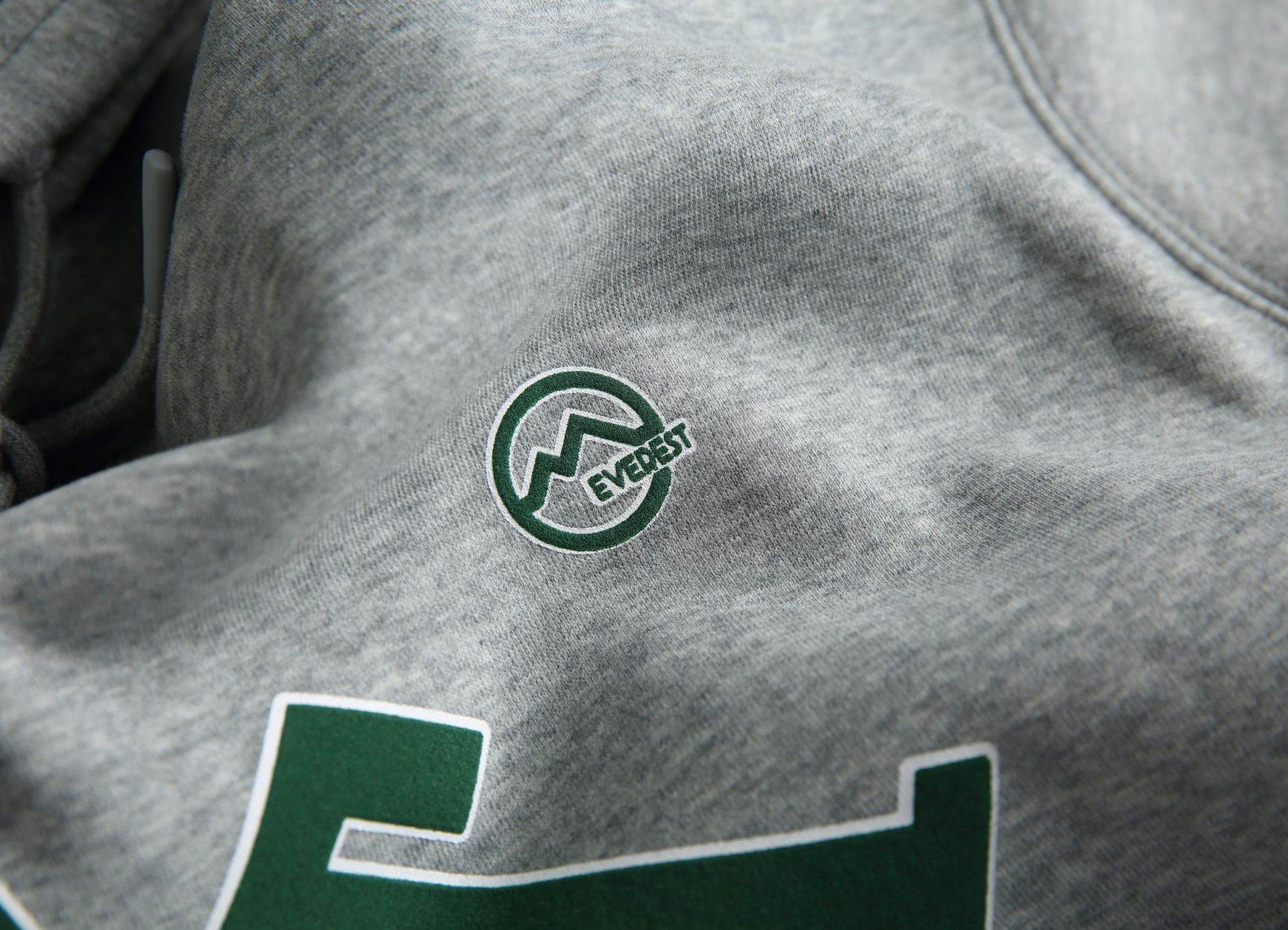 Loose Fit Cotton Blend Hood Graphic Sweatshirt