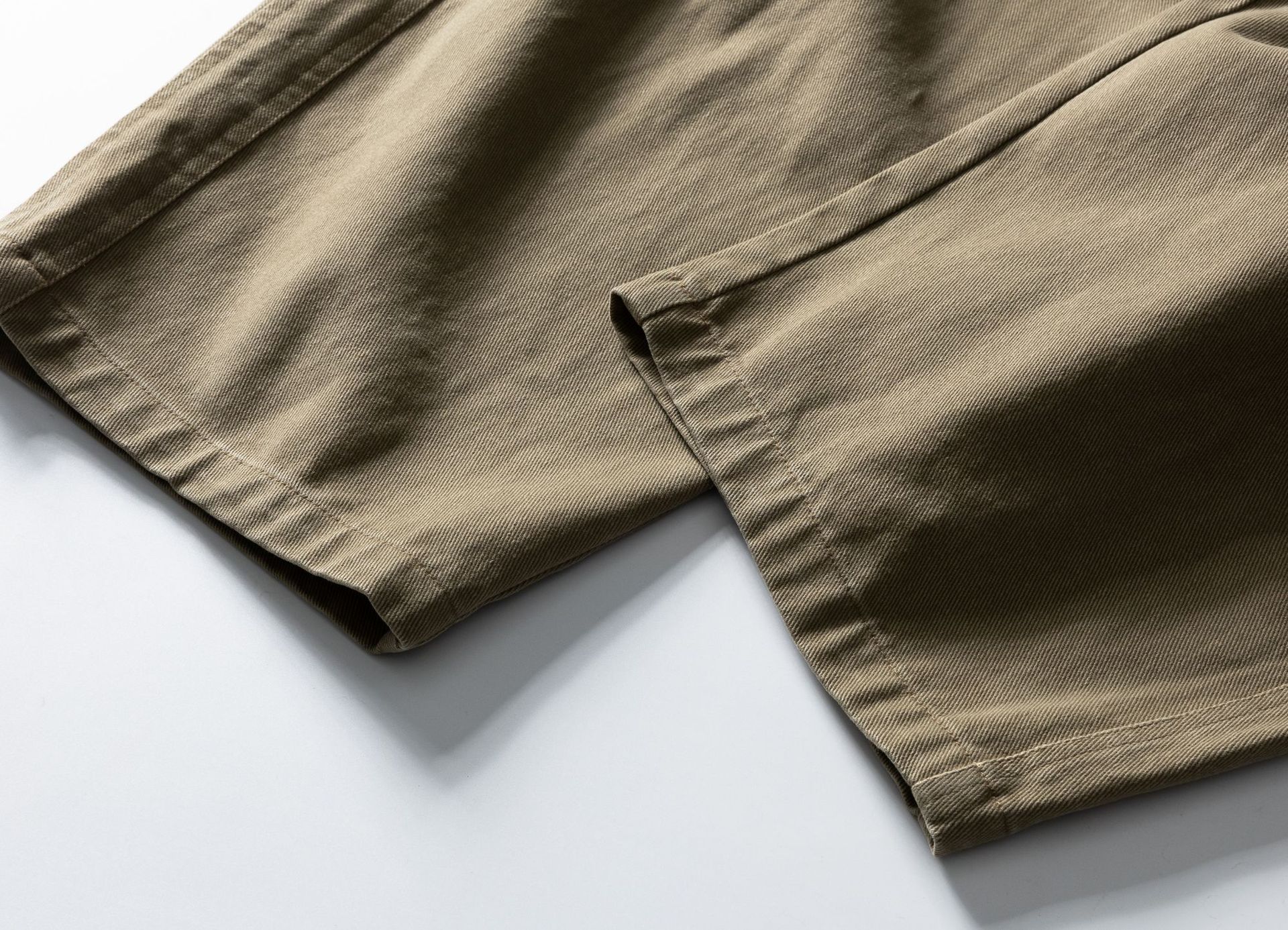 Distressed Straight Leg Cargo Pants Long Trousers