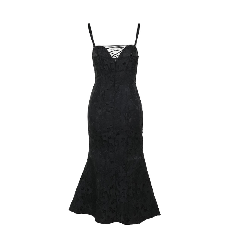 Sexy One-Shoulder Sleeveless Jacquard High Waist Polyester Cardigan