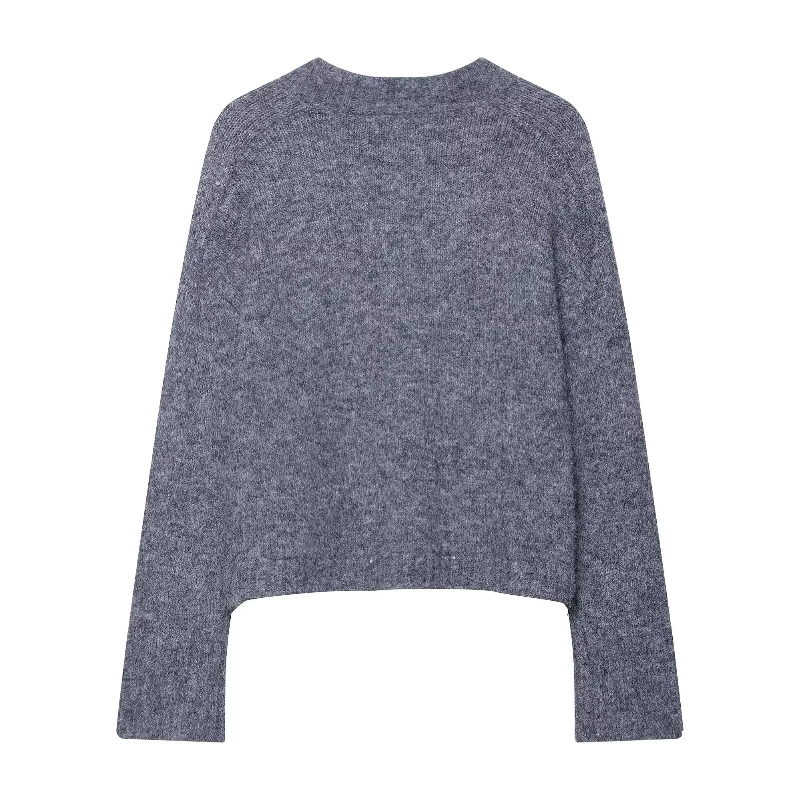 Classic Ladies Wrist-Length Plain Polyester Sweater