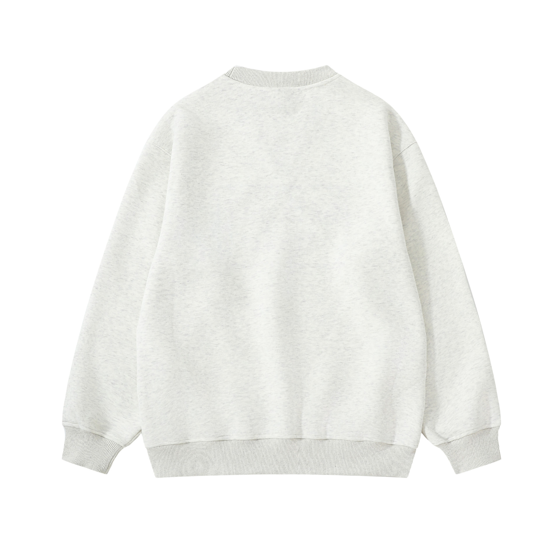 Gender Neutral Oversized Cotton Blend Monogrammed Hoodie