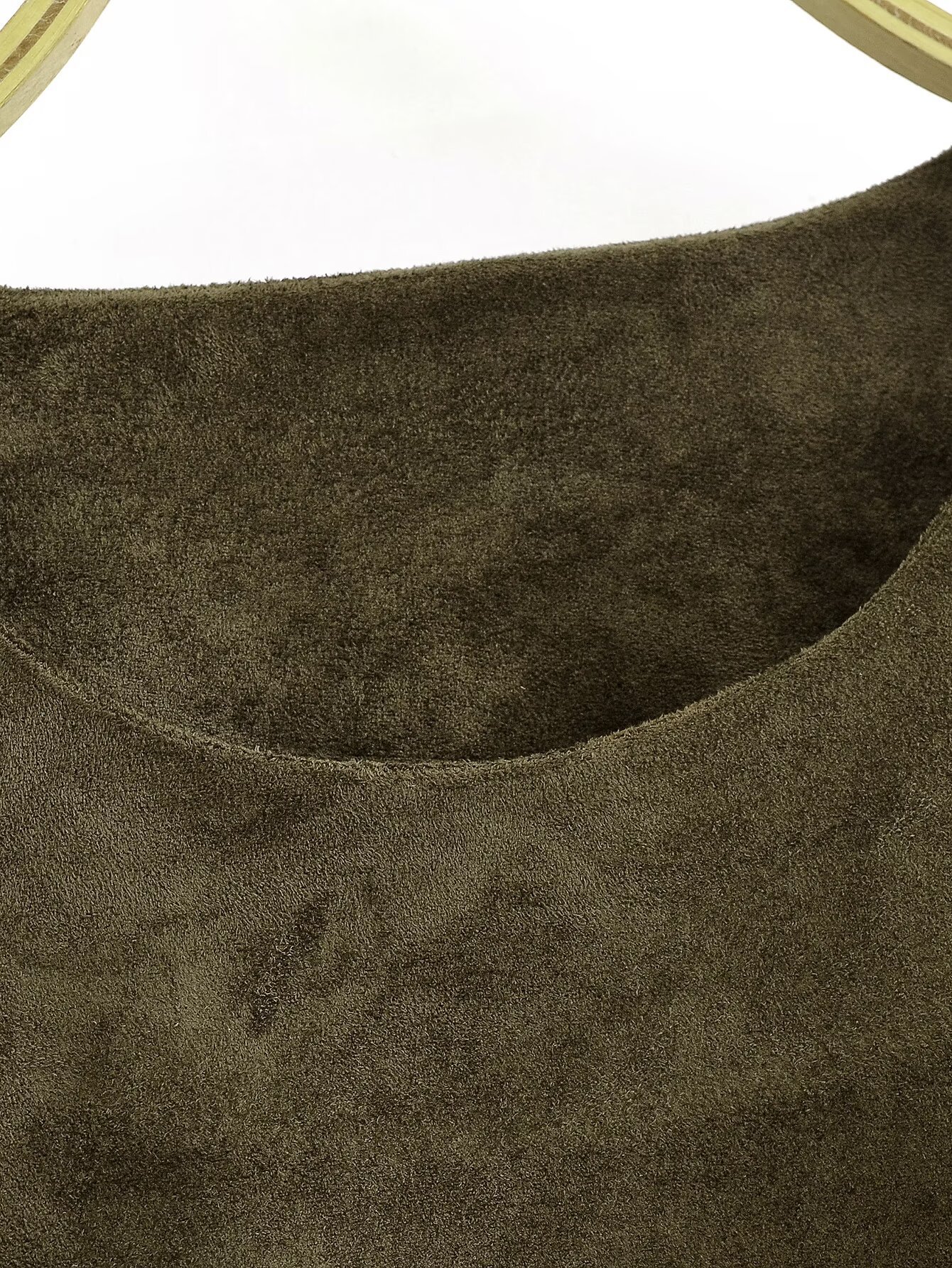 Velvet Ruched Full Sleeve Top