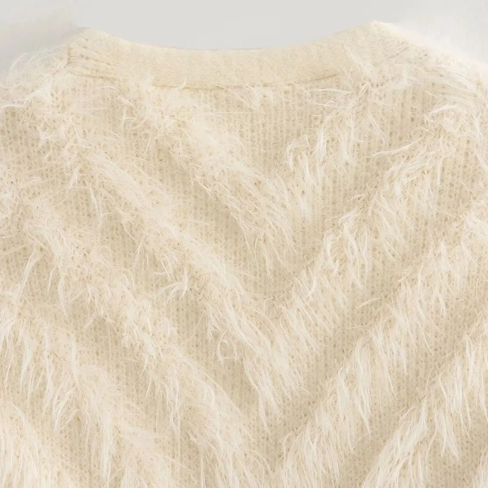 Ladies Chunky Knitted Cardigan