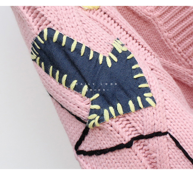 Polyester Open Front Cardigan Outerwear
