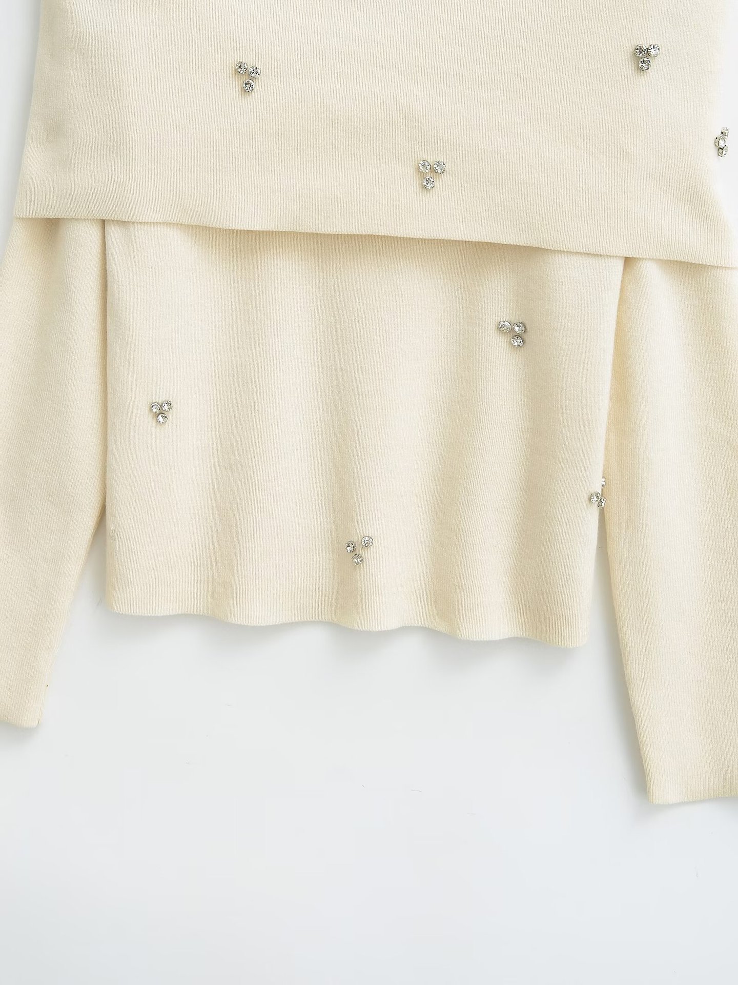 Solid Color Long Sleeve Slim Fit Sweater