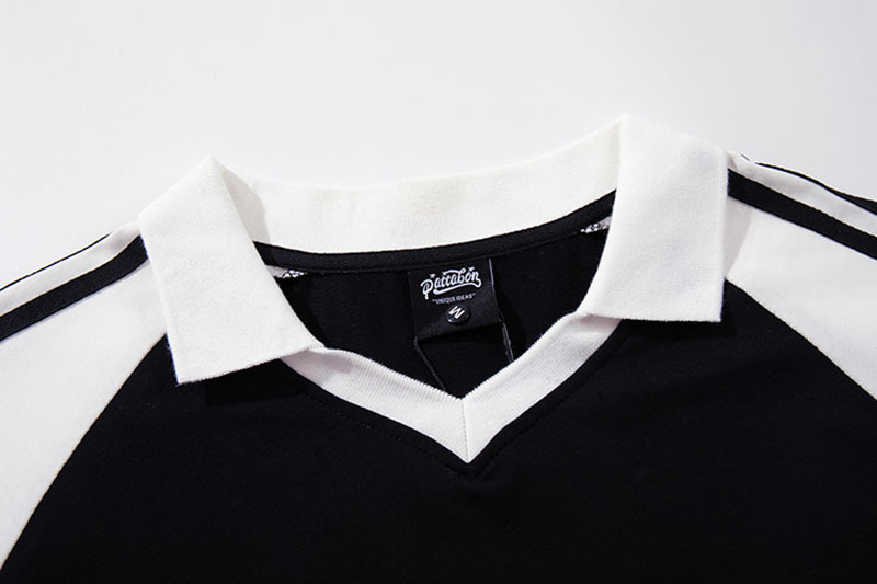 Matching Relaxed Drop Shoulder Contrast T-Shirt