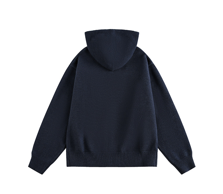 American Trend Oversized Long Sleeve Hood Cardigan