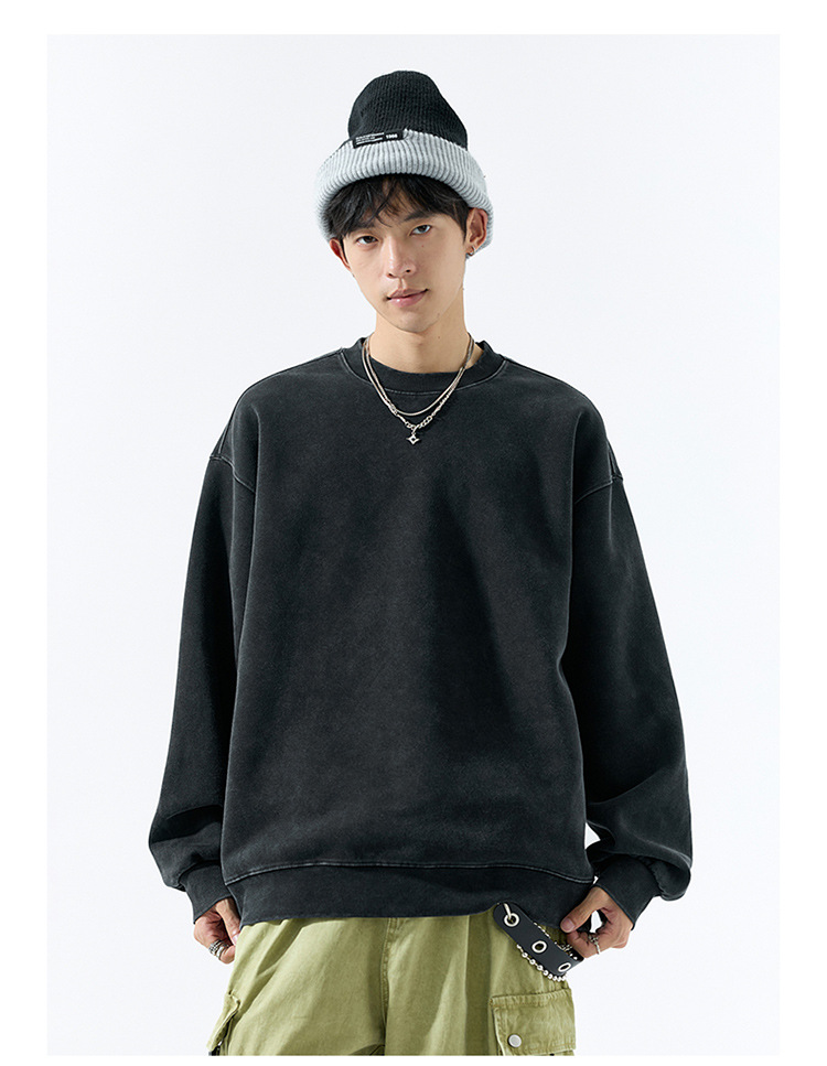Oversized American Long Sleeve Sweatshirt