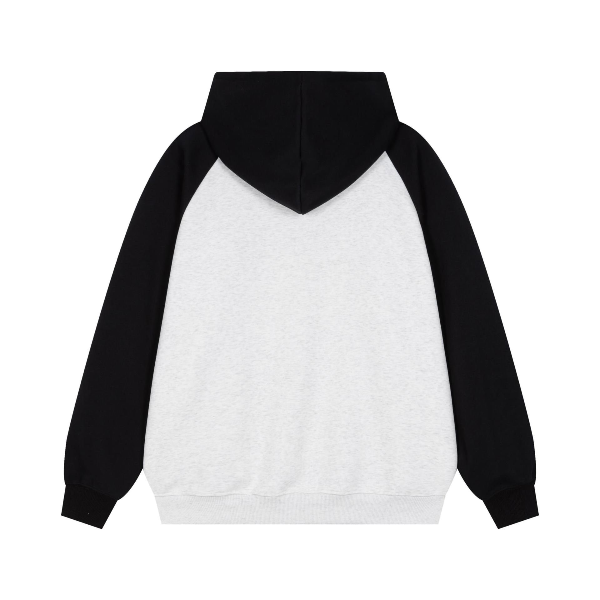 Relaxed Cotton Long Sleeve Hoodie
