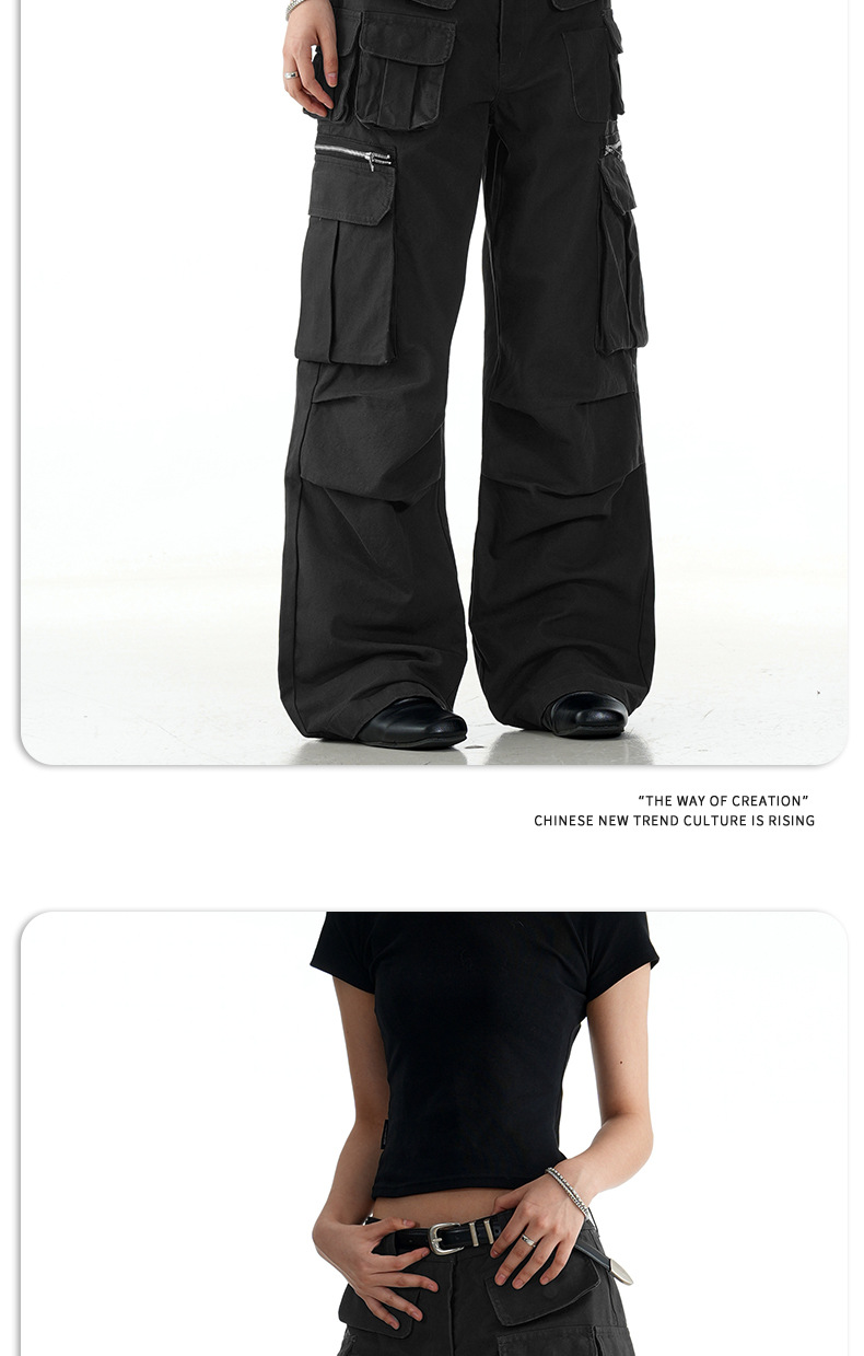 Leg Work Pants for Men and Women with Multiple Pocket Casual Long Pants