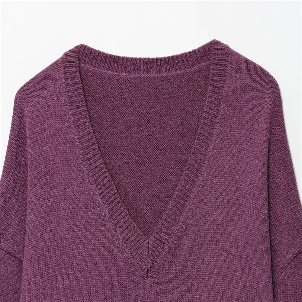 Ladies Slouchy Polyester Sweater