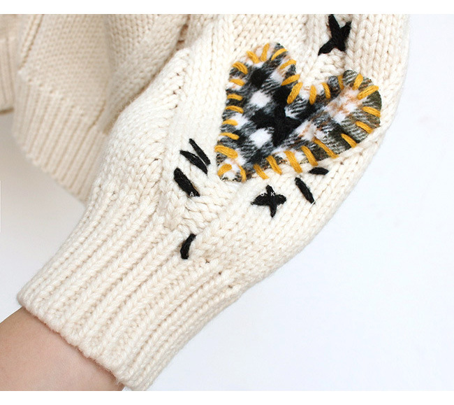 Polyester Open Front Cardigan Outerwear