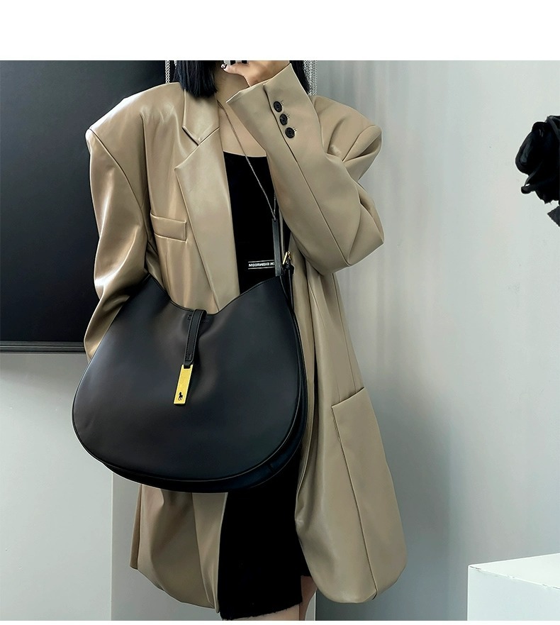 Fashion Ruched Hobos Women Handbag Designer Women Bag Luxury Soft Pu Leather Shoulder Crossbody Bags Lady Simply Tote Purse