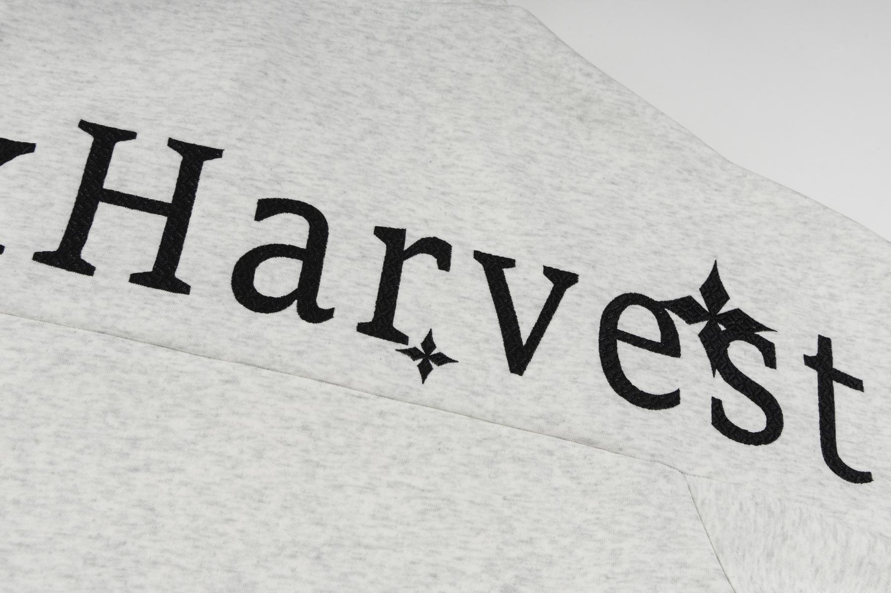 Oxygen Cotton Milk Silk Alphabet Print Hoodie