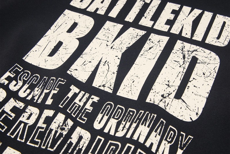 Urban Typography Long Sleeve Hoodie