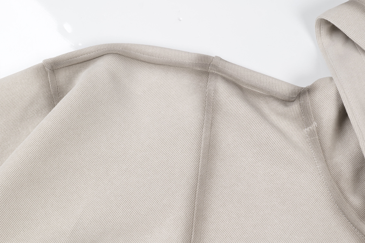 Retro Geometric Cotton Loose Fit Hoodie