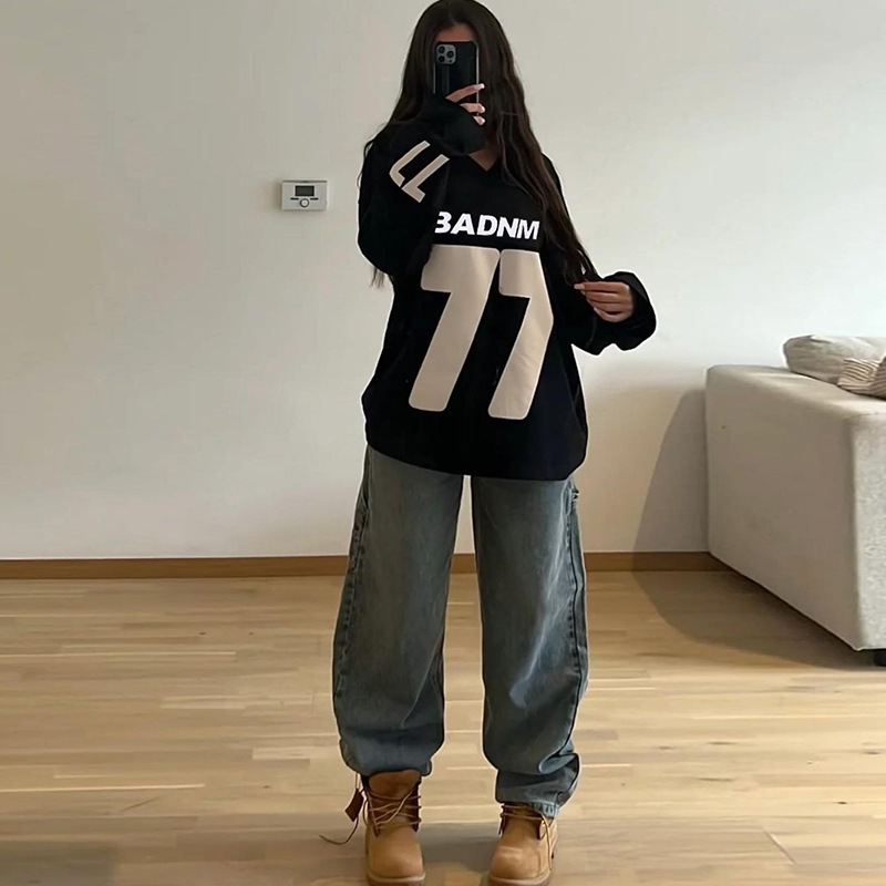 Woman's Oversized Polyester Hoodie