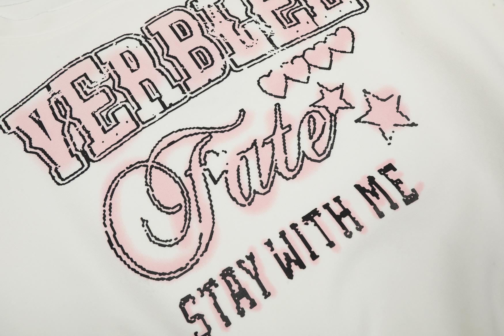 Oversized Diagonal Graphic Sweatshirt