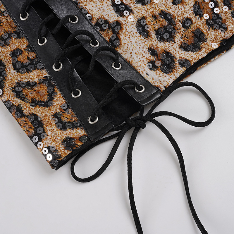 A-Line Animal Glitter Skirt