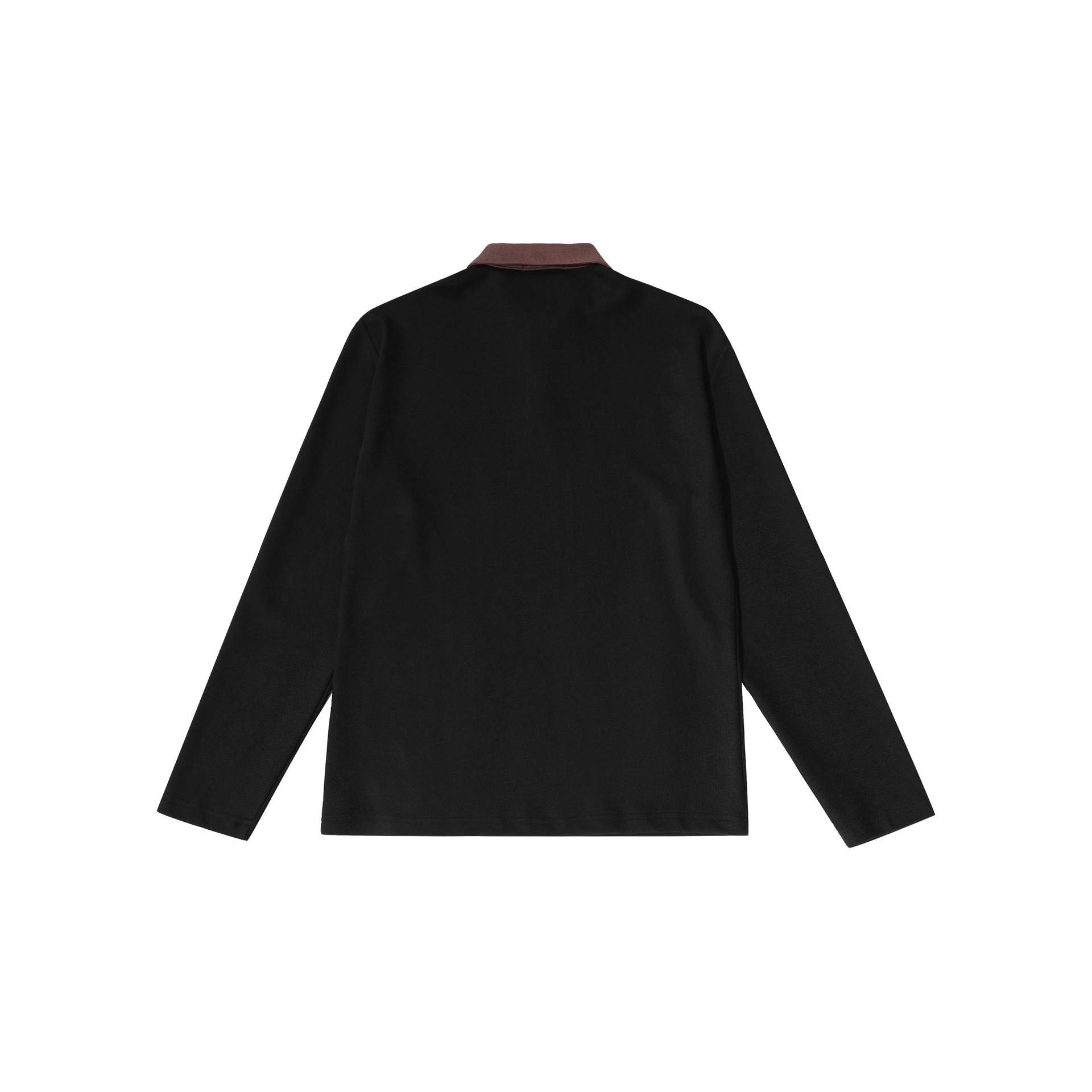 Vintage Color-Block Long Sleeve Cotton Blend Sweater