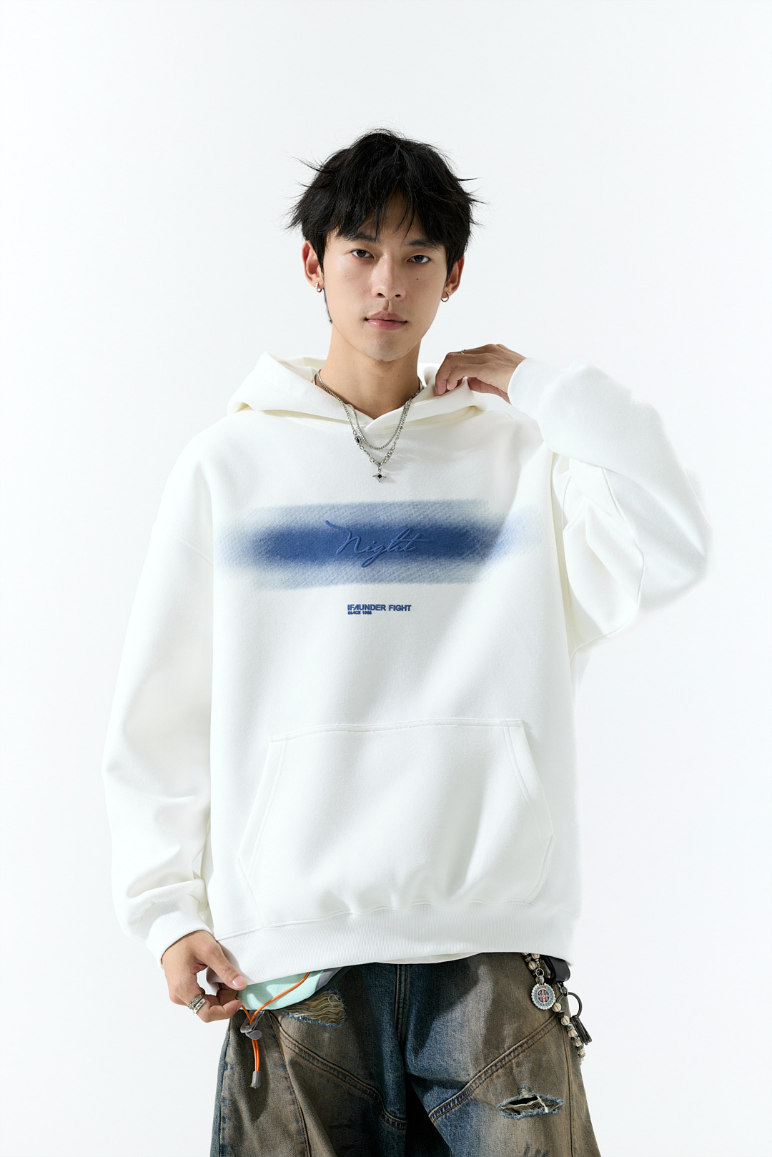 Relaxed American Cotton Hood Sweatshirt