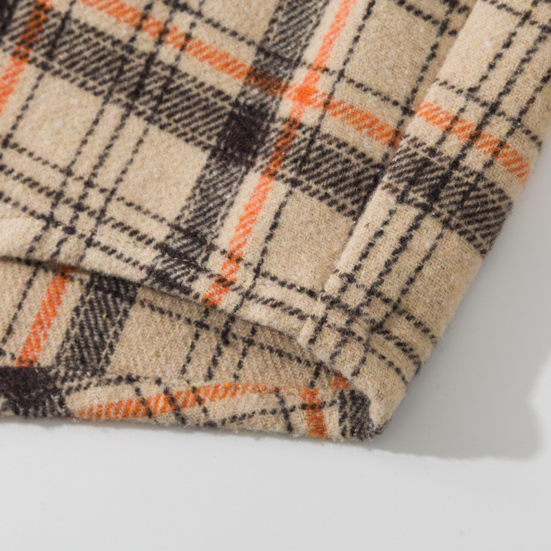 Warm Relaxed Utility Tartan Oxford Shirt