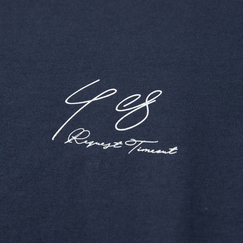 Oversized Monogram Full-Sleeved Cotton T-Shirt