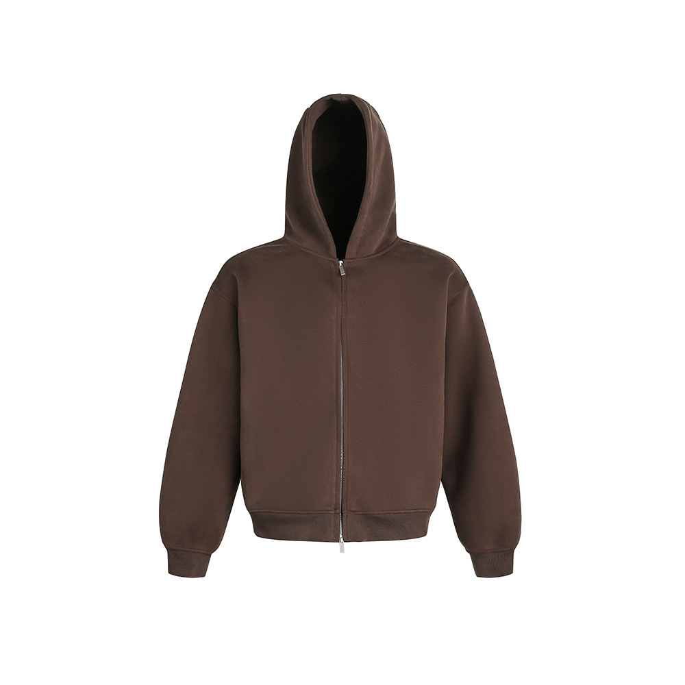 Classic Relaxed Cotton Hood Cardigan