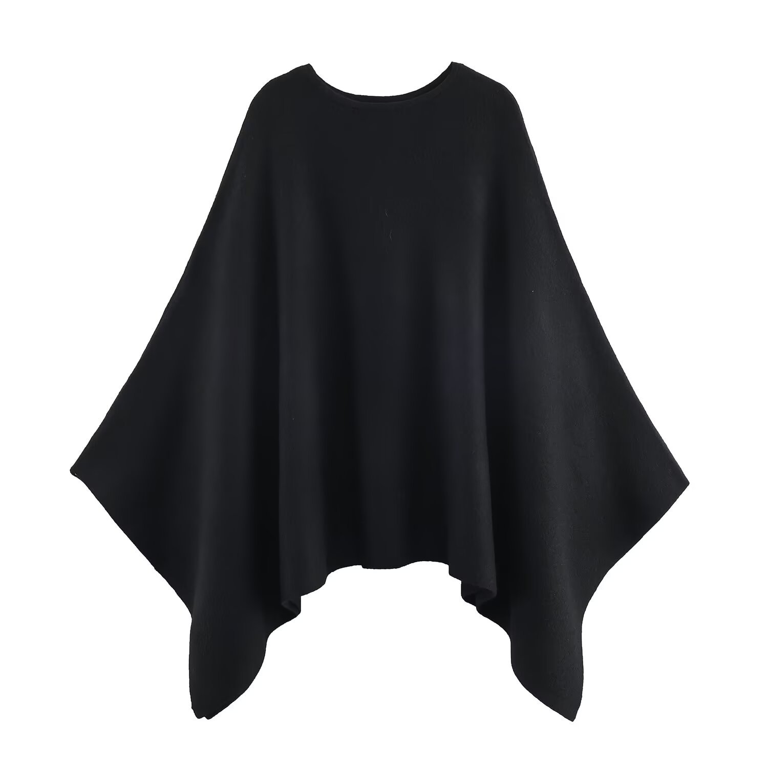Plain Cape Polyester Crew Collar Shirt