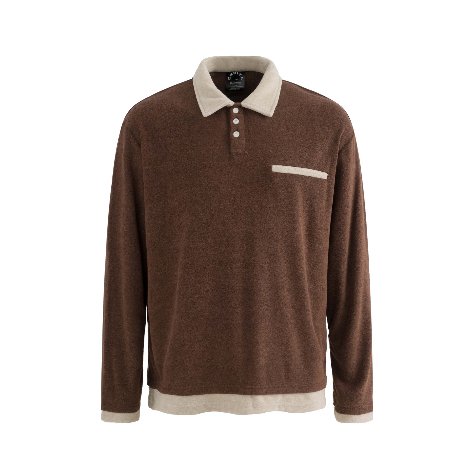 Urban Cotton Blend Panel Relaxed Polo