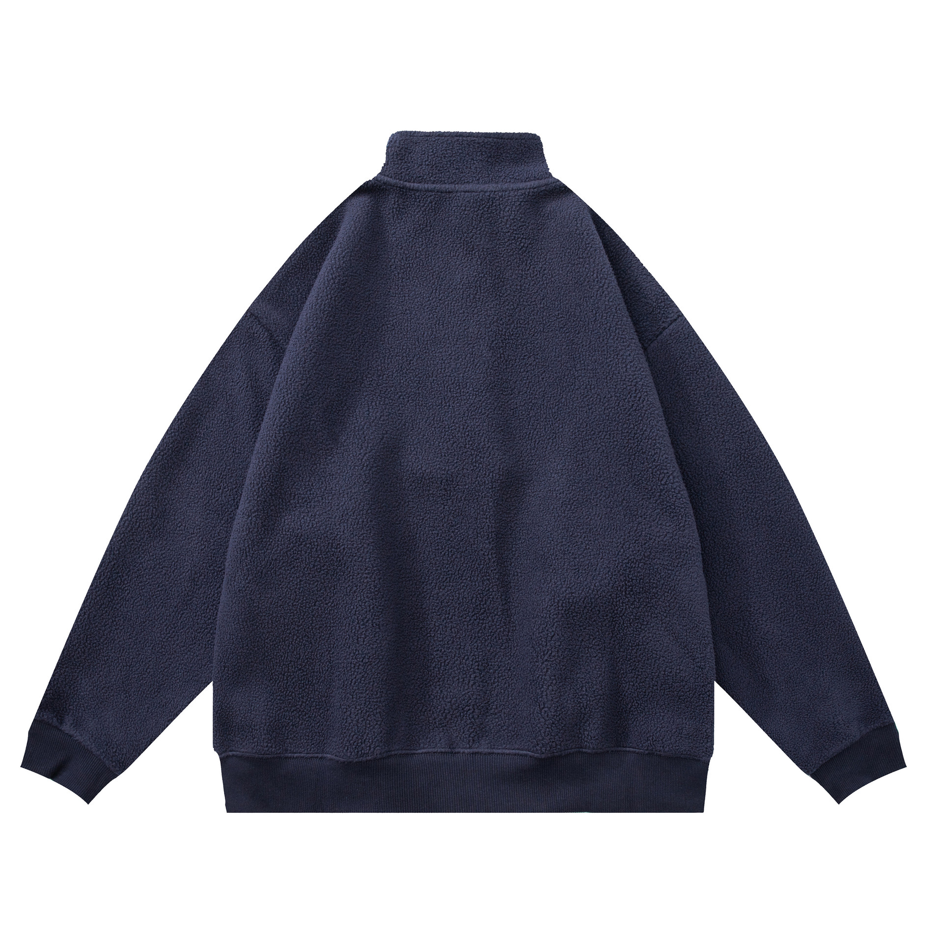Oversized Graphic Emoji Partial Zipper Hoodie