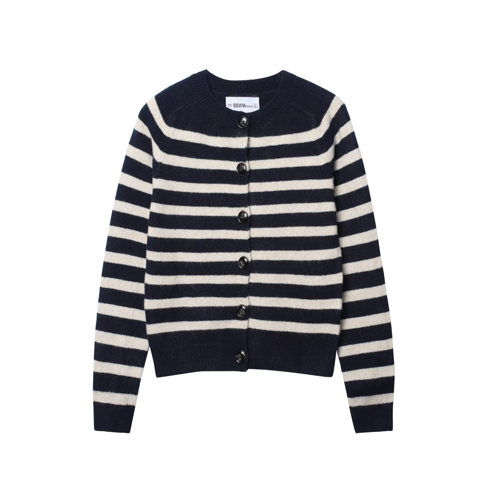 Loose Fit Stripe Long Sleeve Sweater
